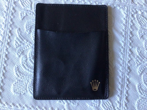 Porta garanzia pelle nera - pelle,