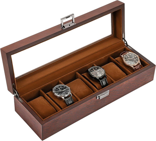 Porta orologi uomo - orologi, legno