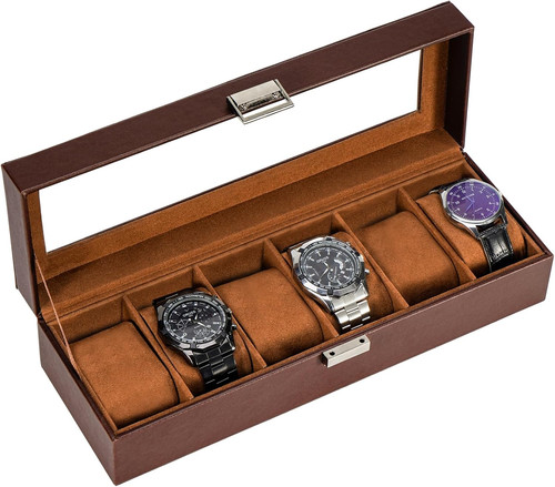 Porta orologi uomo posti - orologi, 6